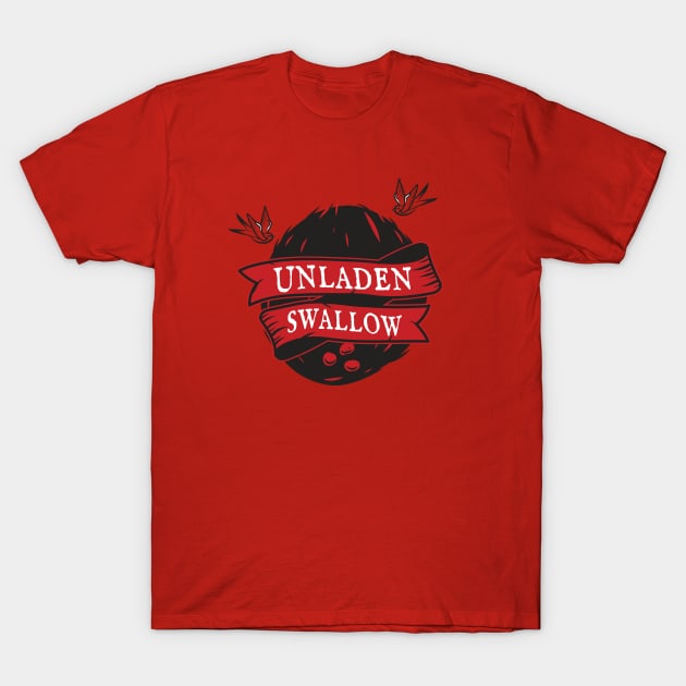 Unladen Swallow T-Shirt by Piercek25